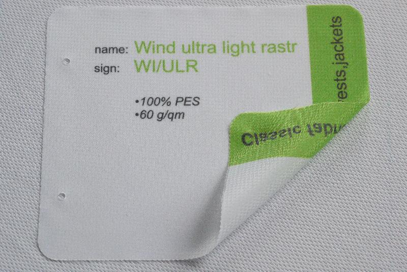Materiál Wind Ultra Light Raster