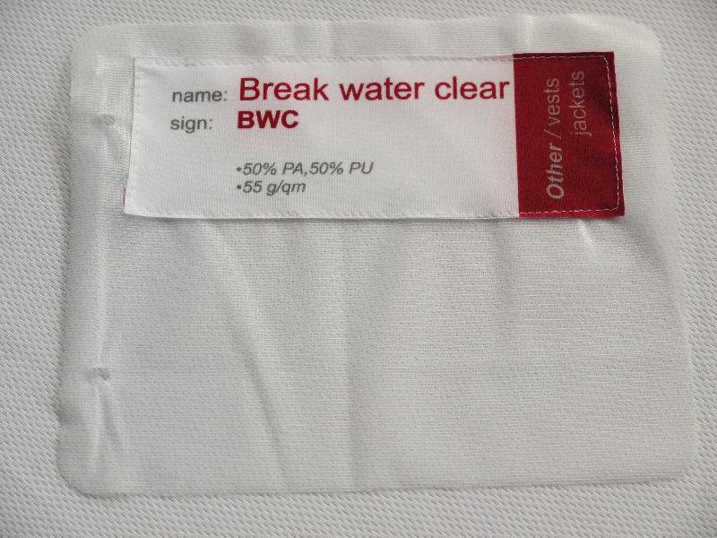 Materiál Break Water Clear